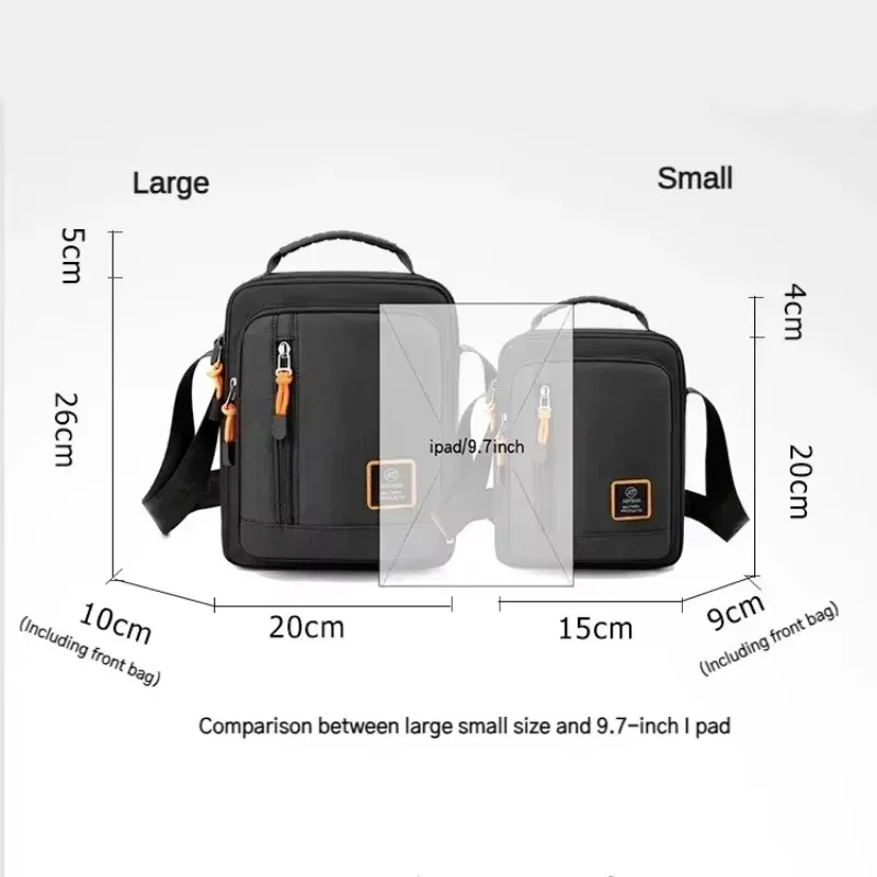 

Men's Multi-Function Bag High Quality Nylon Man Messenger Bag Crossbody Bags Fashion Casual Men's Small Bag Handbag Shoulder