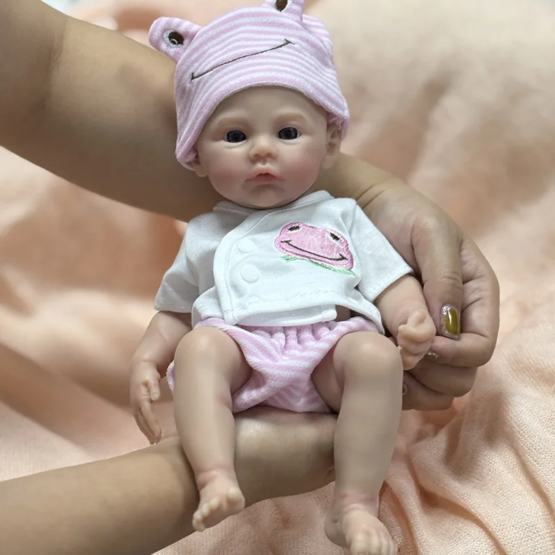 Giocattolo fatto a mano per bambola rinata realistica da 12 pollici, elastico flessibile, in silicone solido, per ragazze, regalo di Natale