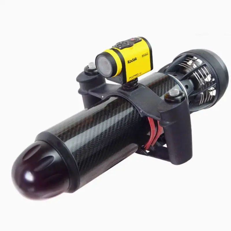 Carbon fiber electric handheld underwater thruster, intelligent snorkeling booster underwater shooting booster 650W
