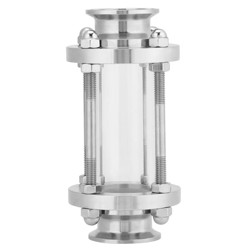 Practical Stainless Steel 304 Sanitary Sight Glass 38Φ Sanitary Grade Flow Sight Glass Sanitary Flow Glass Flow Monitoring