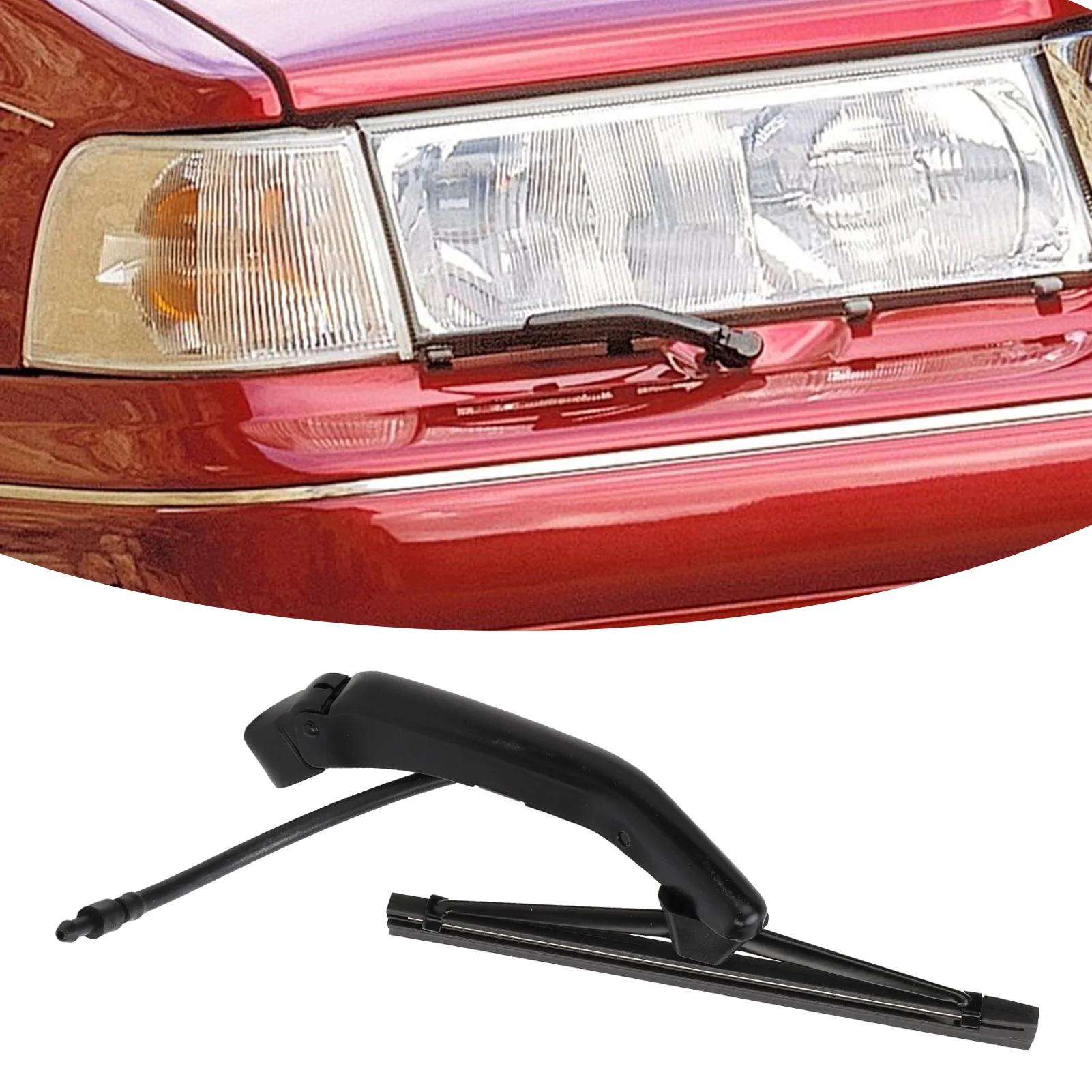 

1 пара щеток стеклоочистителя фар 274431, набор щеток стеклоочистителя фар автомобиля с насадкой омывателя для 960 S80 S90, щетка стеклоочистителя фар автомобиля