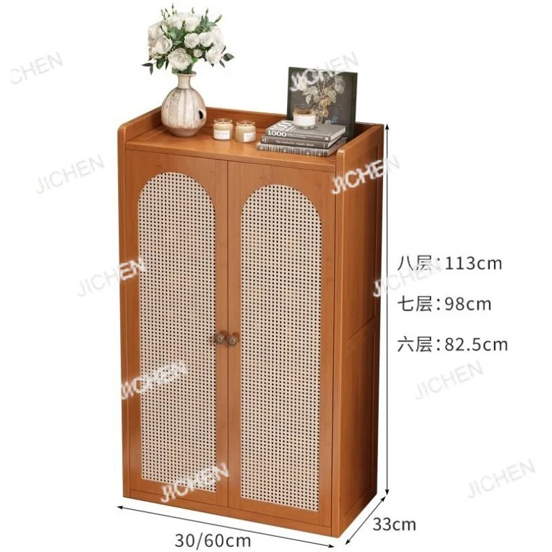 

Shoe Rack Small Narrow Door Dust Shoe Cabinet Rental House Home Home Indoor Multi-layer Shoe Storage Cabinet Integrated Against