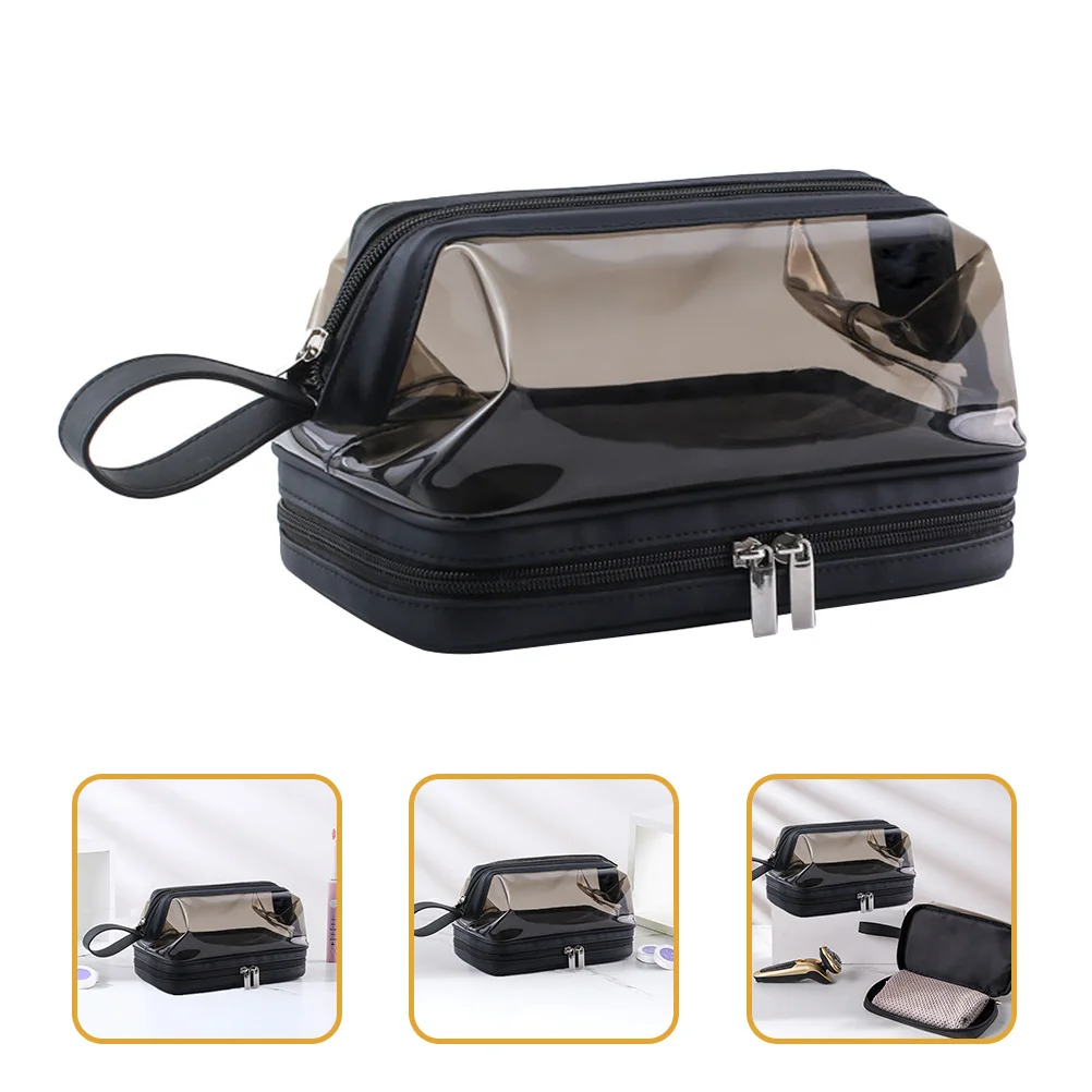 

Bag Makeup Pouch Waterproof Organizer Toiletry Bag for Women Travel Gym Shower Storage Durable Zipper Protection