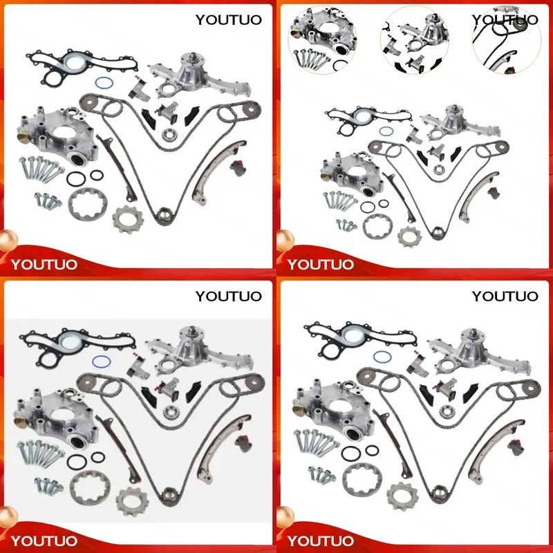 for 13559-ad010 Sturdy Timing Chain Kit for Toyota for 4Runner 4.0L 2003-2009 Fit for Both New and Used Cars Engine Repair