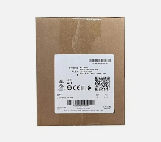 

Brand New 22A-B012N104 AC Drive 2.2KW 3.0HP 22AB012N104 Fast delivery