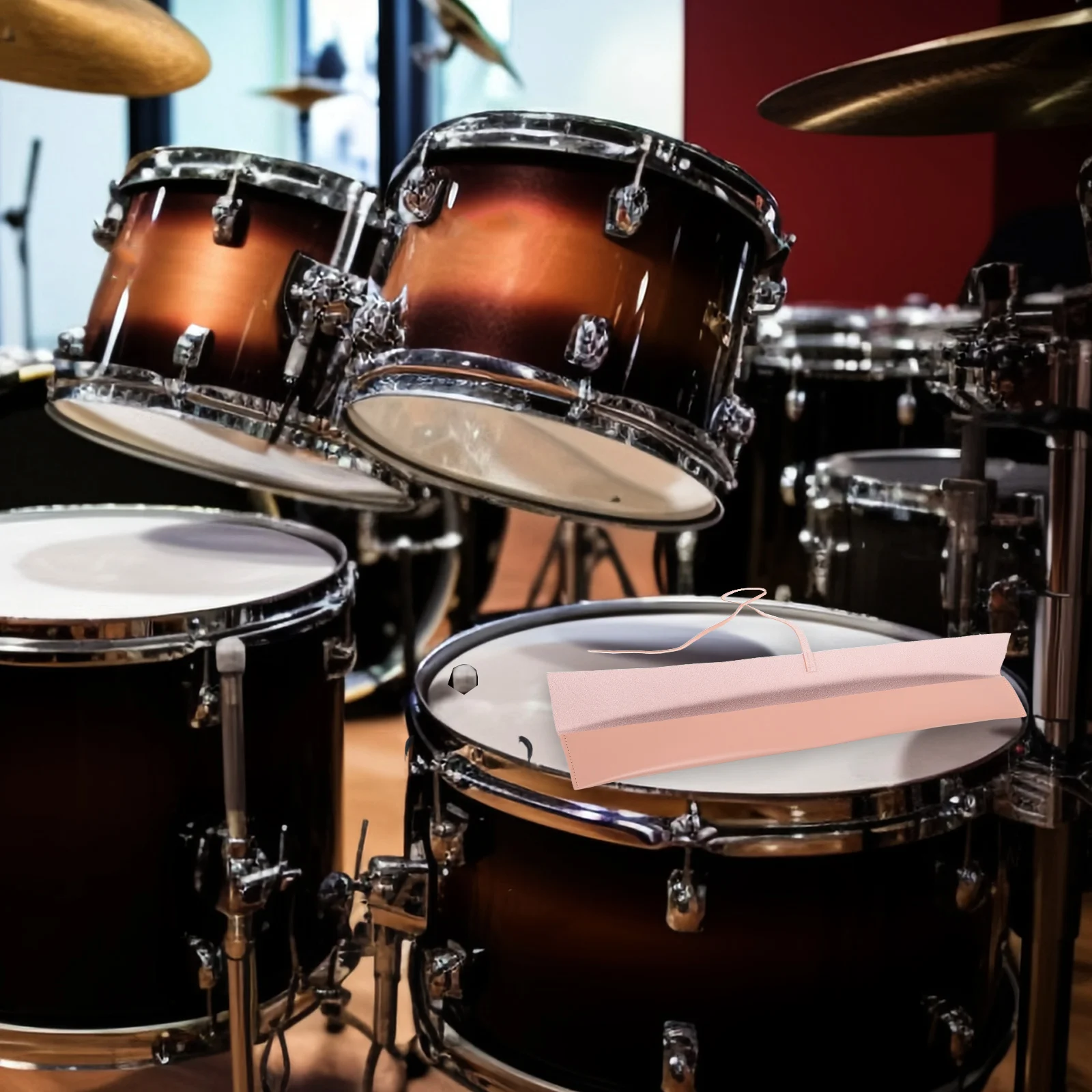 

Drumsticks Bag Pink Pu Storage Pouch For Drum Stick Holder Protective Case Musicians Accessories