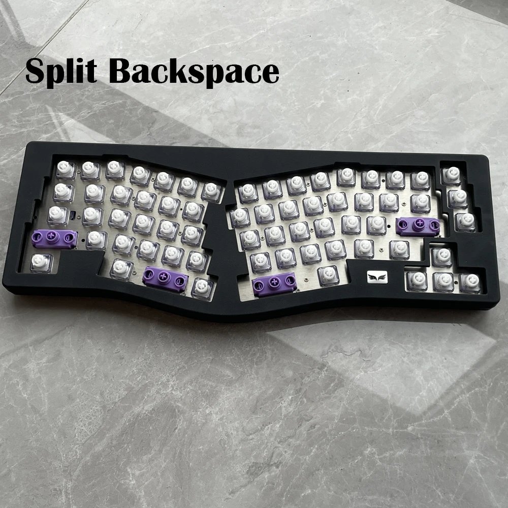 Rubber Dome MX Topre Switch Capacitive EC Mlice66 Keyboard Wired QMK VIA 35/45g Split Backspace optional