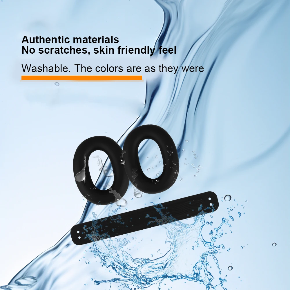 

For So-ny INZONE H9 II Silicone Headphones Cover and Headband Pad Wear-resistant Protective Cover Earphone Accessories