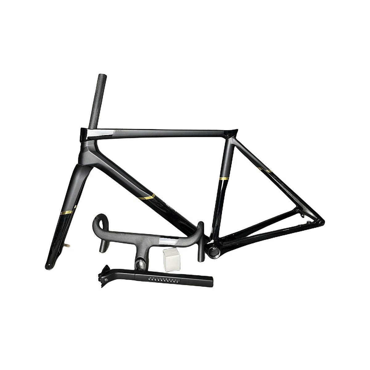 

C68 Carbon Road Bike Frame Di2/Mechanical Compatible Lightweight Racing Bicycle Frameset Full Internal Routing EU DPD Black