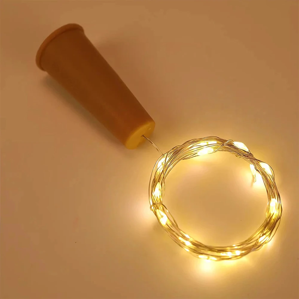 Bottle Stopper Light Led Copper Wire Light 2m String Bottle Stopper String Wedding And Holiday Decoration Gift Atmosphere Light