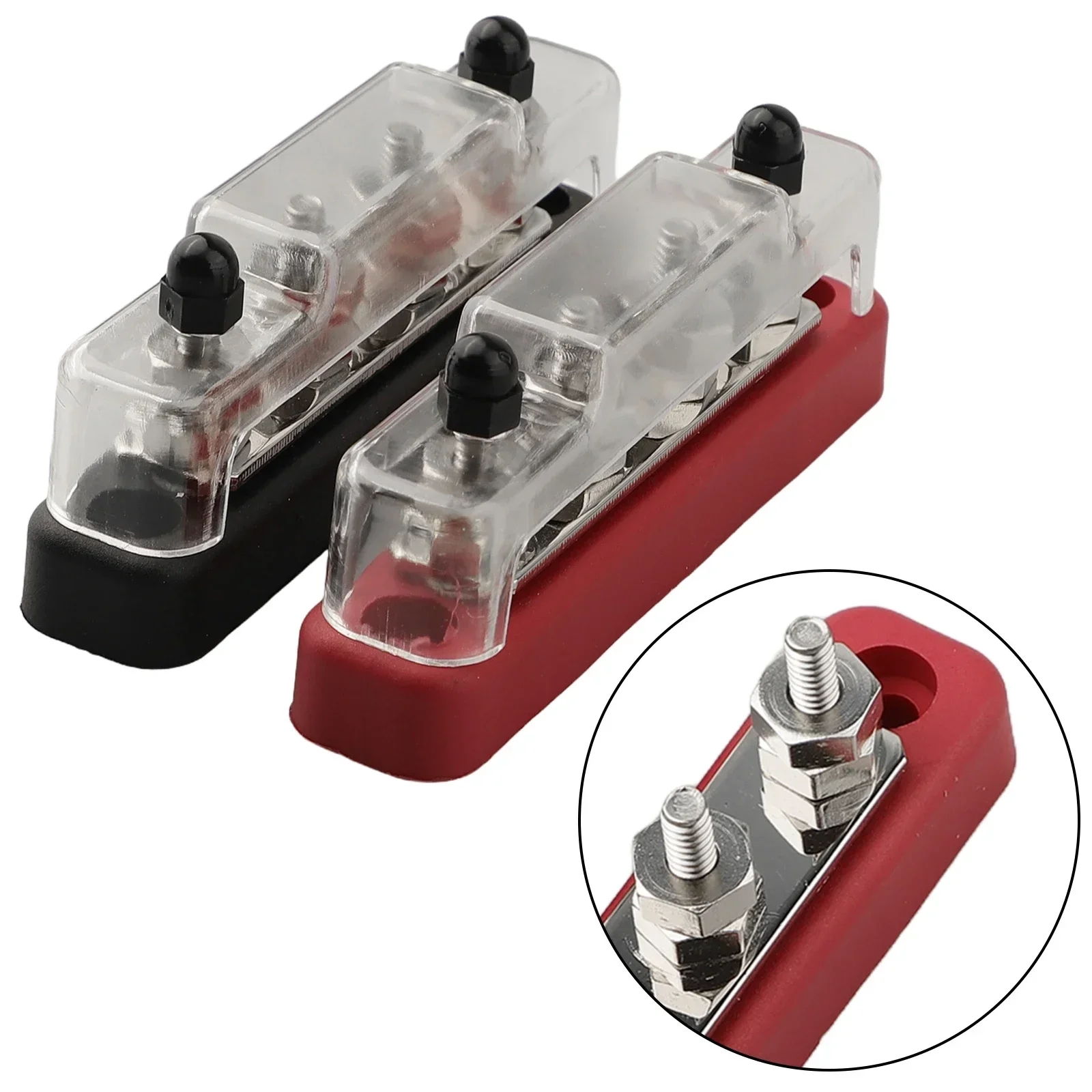 

Electrical System Consolidation 12V-48V Bus Bar Transparent Protective Cover Easy Installation Collector Rails