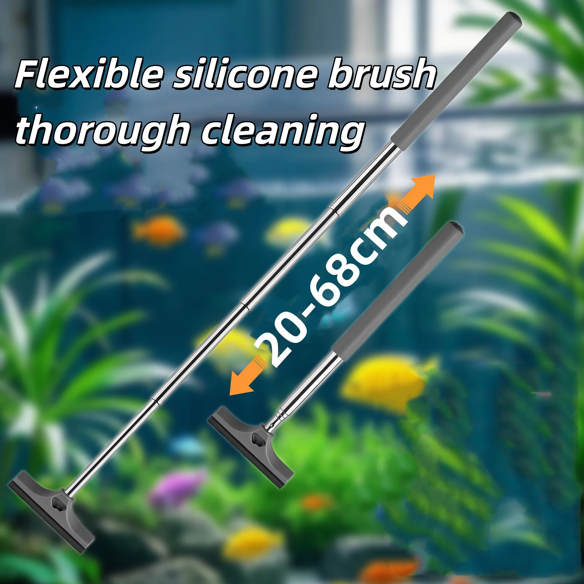 Teleskopik Akvaryum Alg Kazıyı - Marine Aquarium Glass Scraper incelemesi ve fiyatı