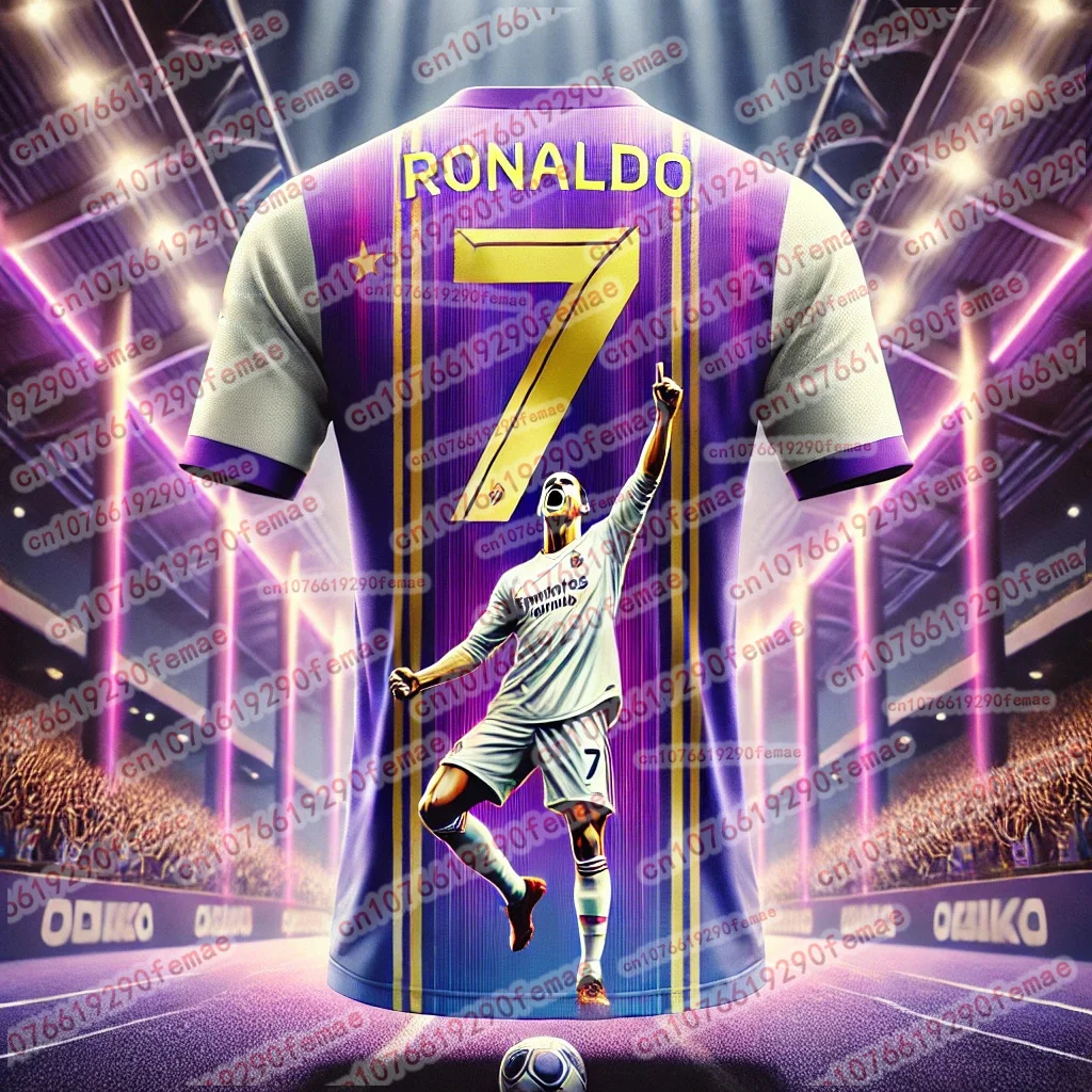 

Новый модный мужской фанат Криштиану Роналду с принтом, памятный топ, повседневный уличный дышащий быстросохнущий спортивный трикотаж