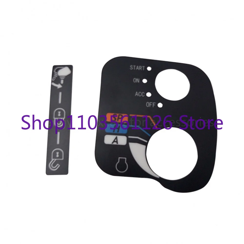 

SH CX 120 210 240 350-5 A5 для чехла Sumitomo, ручка дроссельной заслонки, наклейка на подлокотник, наклейка на коробку, детали экскаватора