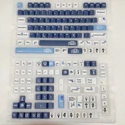158 Keys Indigo Bullet Keycap DIY Custom Design Cherry Profile DYE Sublimation PBT Keycaps For Mechanical Gaming Keyboard