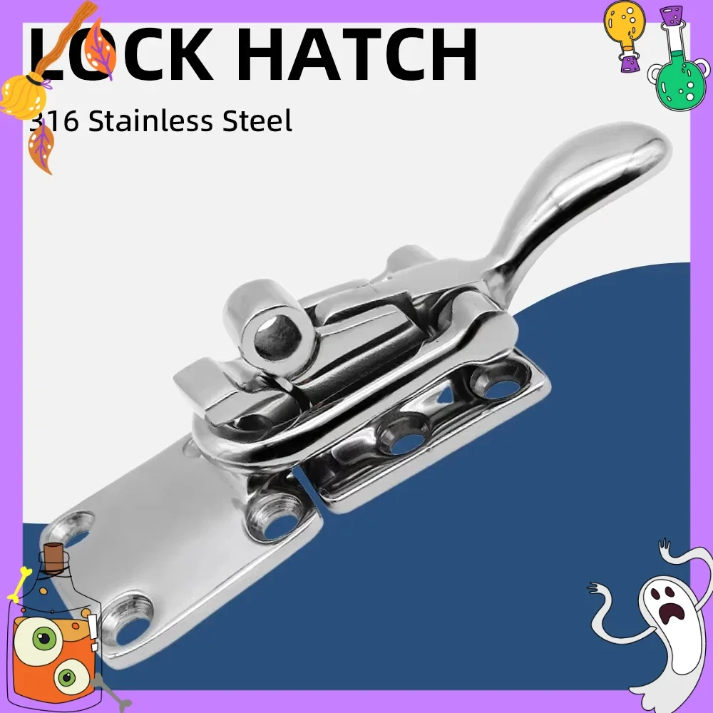 1pc NEW 316 Stainless Steel Hold Down Clamp-Locking Cam Latch RV Caravan Boat Accessories Heavy Duty