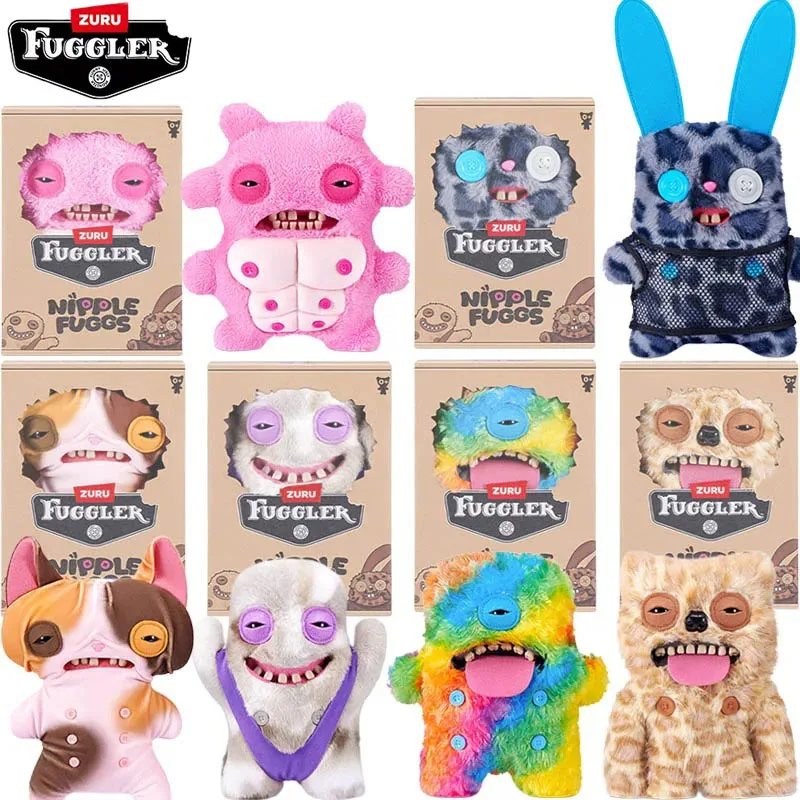 Fuggler Original Funny Ugly Monster Plush Toys Nipple Fuggs Nipple Trendy Collectible Stuffed Dolls For Adult Collection 22CM