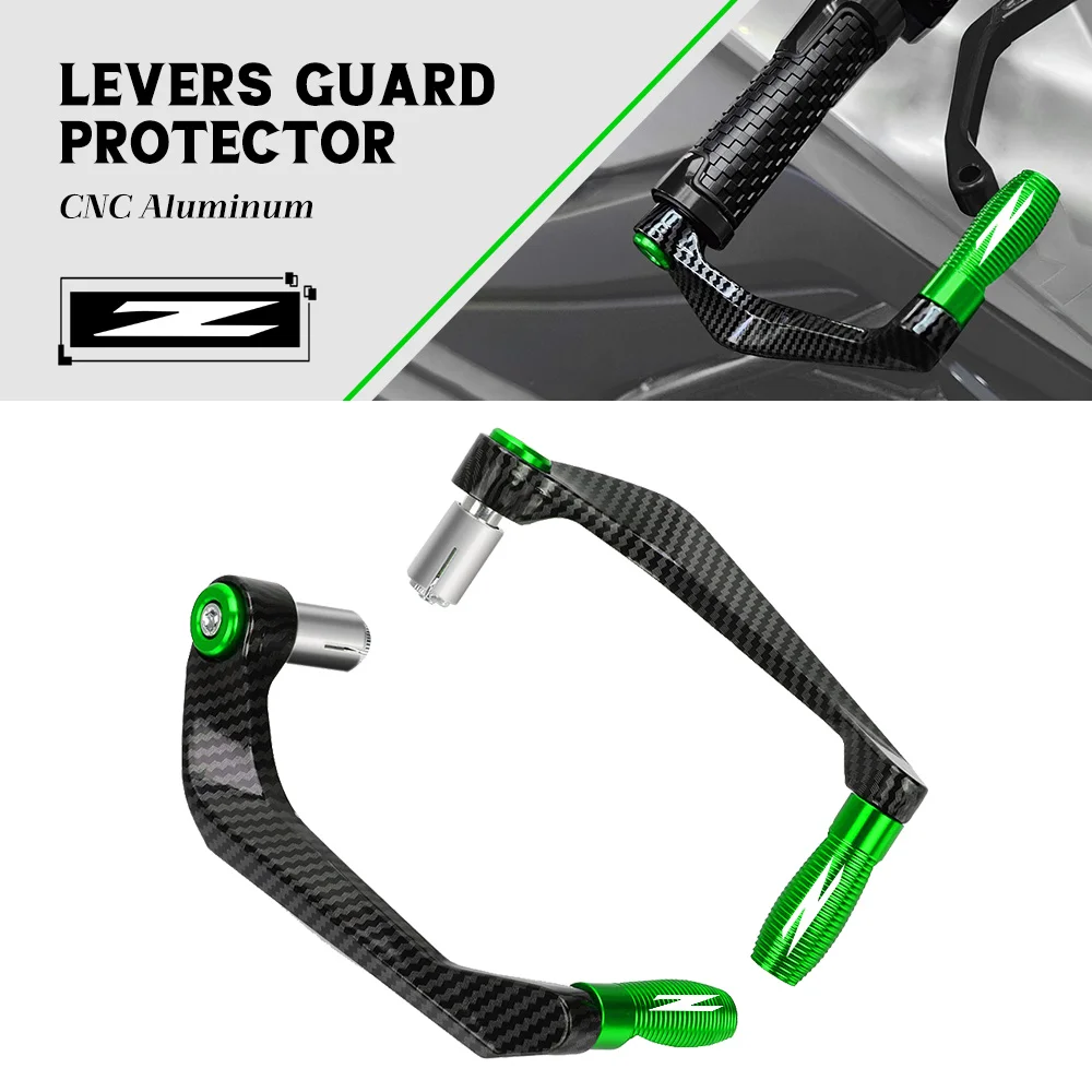 

Motorcycle Handle bar Grips End Brake Clutch Levers Protection Guard FOR KAWASAKI Z125 Z250 Z300 Z400 Z650 Z750 Z800 Z900 Z1000