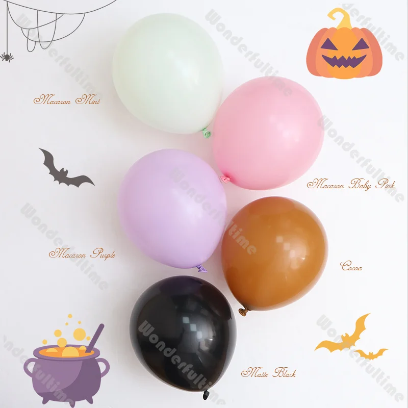 Garland Balão Boho para Crianças, Balão DIY, Roxo, Preto, Globos, Baby Shower, Girl Gender Reveal, Happy Birthday, Wedding Decor, Halloween Festas