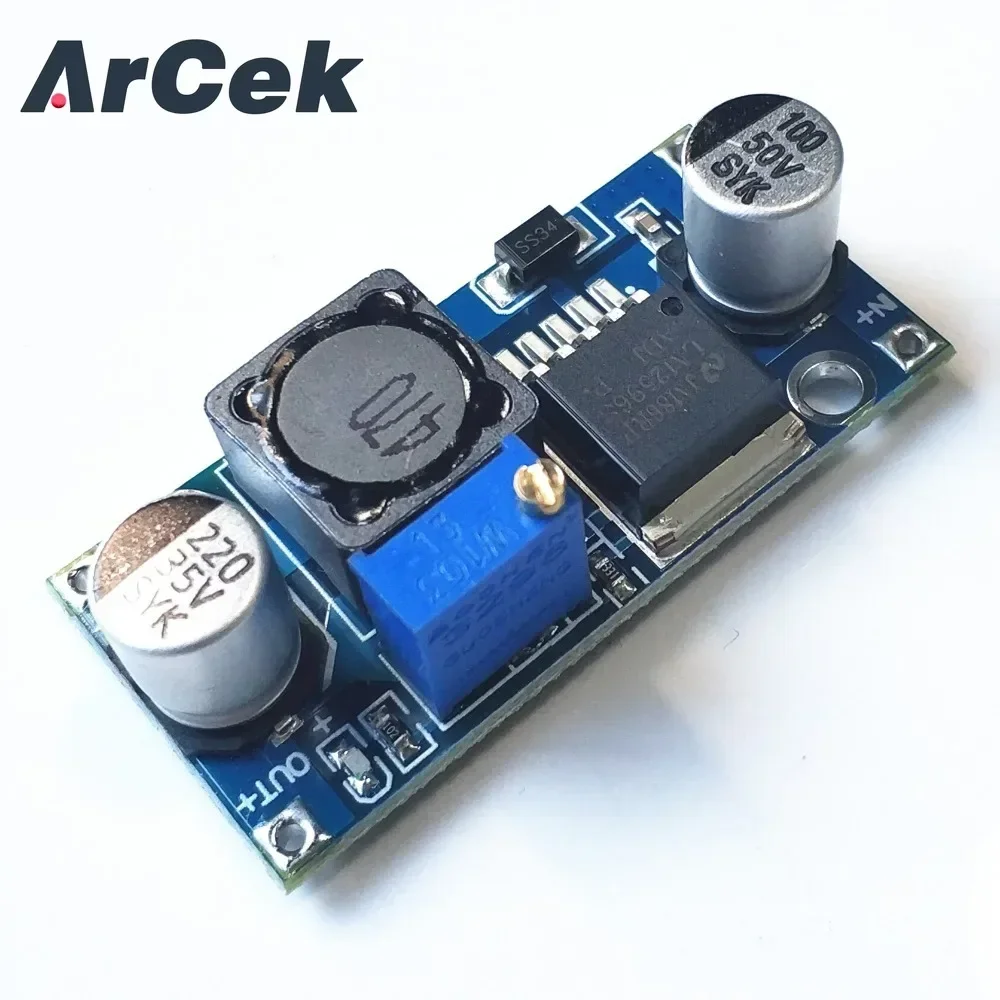 DC-DC LM2596S Step-Down Adjustable Buck LM2596 3A Regulated Power Supply Module Car Power Supply 5.5V - 35V To 0V - 30V