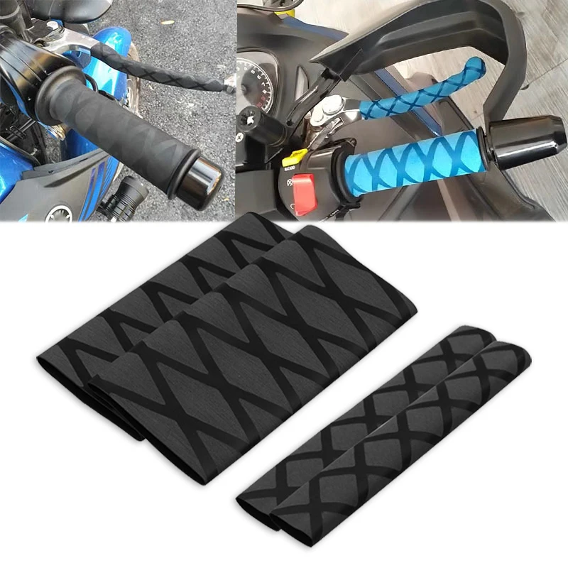 

Fit For BMW R1200GS R1250GS Accessories Non-slip Rubber Grip Glove Motorcycle Heat Shrinkable Grip Cover Sleeve Handlebar Covers