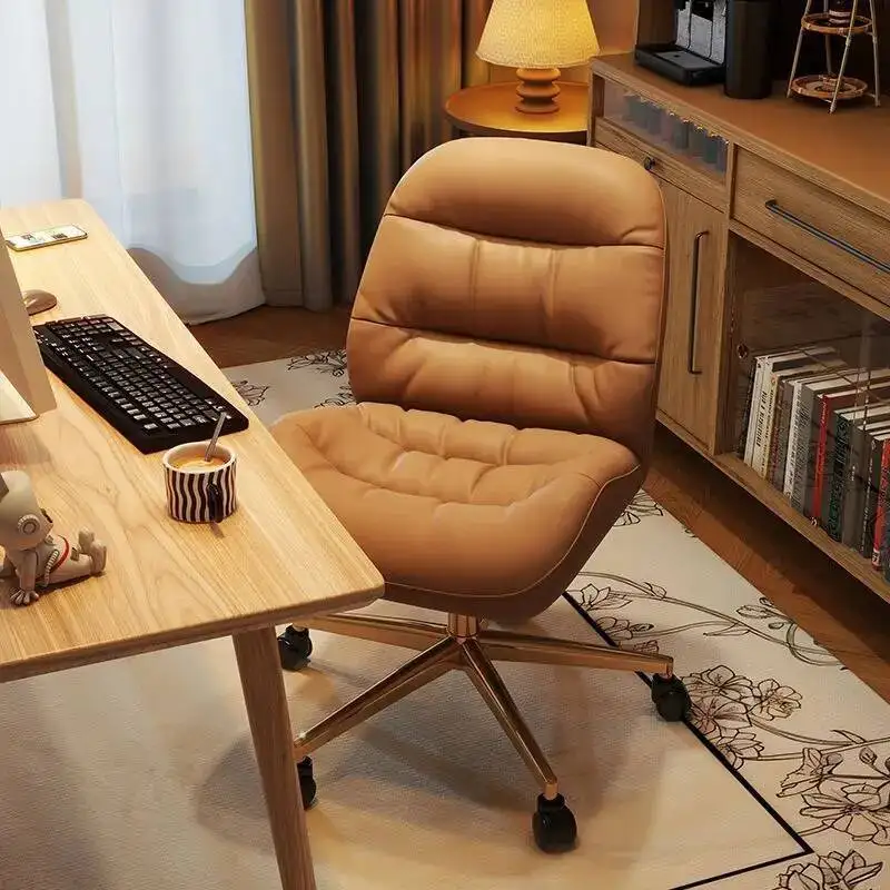 

Study Chair Comfortable Luxury Room Lift Swivel Computer Office Bedroom Light Chair Home Leisure Chairs Office Backrest Chairs