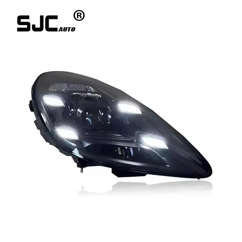 

SJC Auto Car Head Lights For Porsche 718 Cayman Boxster Headlight 2016-2023 LED Matrix Front Lights