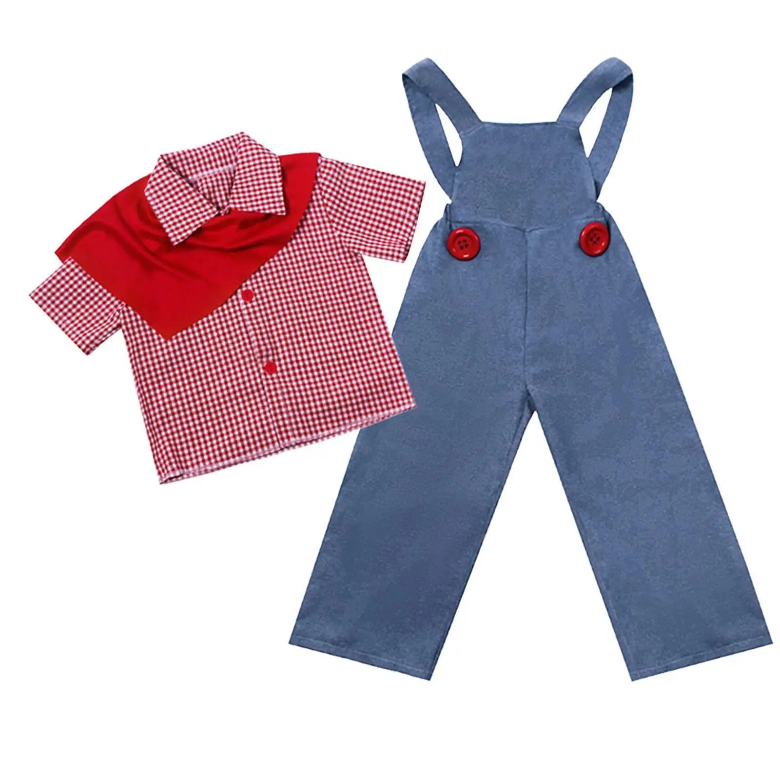 Disfraz de Granjero de Poliéster para Niños, Traje de Halloween para Niños, Uniforme de Juego de Imitación para Eventos