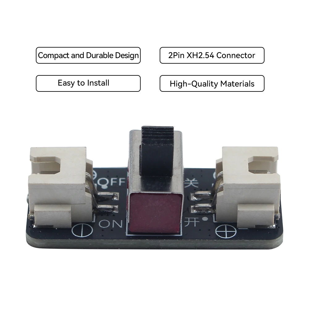 For Bambu Lab CyberBrick Power Switch Module with 2Pin XH2.54 Connector High Quality Electronic Accessories for Bambu lab