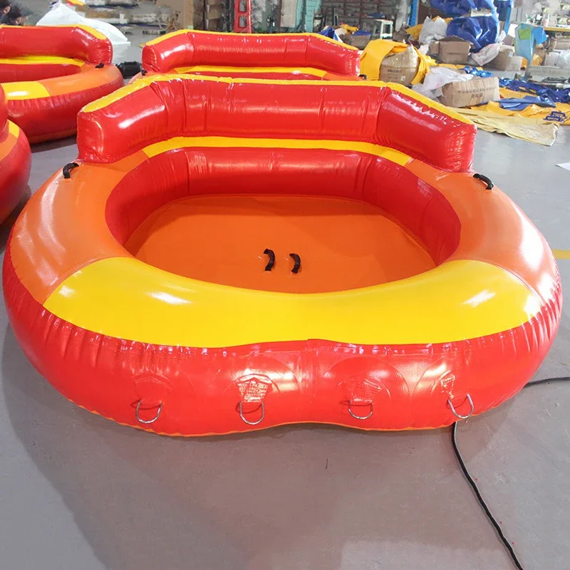 New Arrival Custom Color Inflatable Towable Water Donut Boat Ride Fly Tube