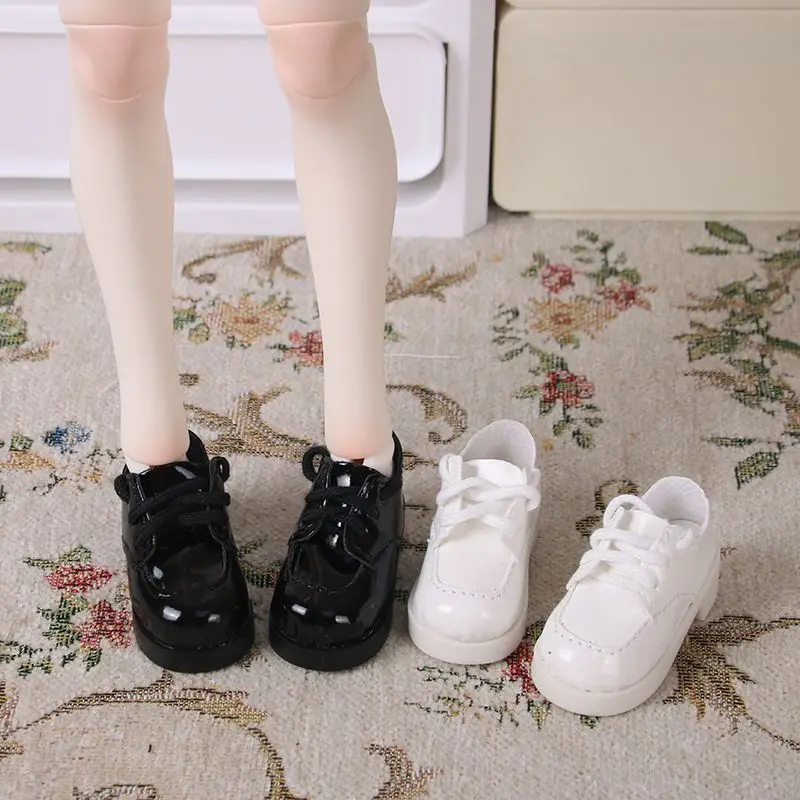 

New 30/45/60cm Doll's Clothes for 1/3 1/4 1/6 Bjd Doll Square-toed leather shoe Diy Girl Toys Dress Up Doll Accessories, No Doll
