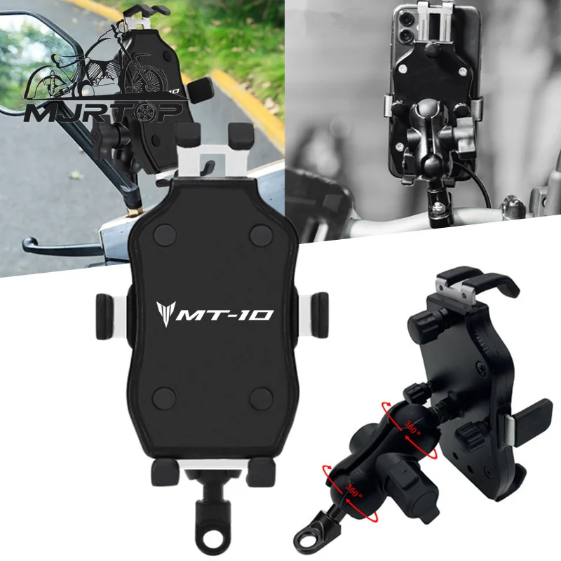 

NEW For MT-10 MT-25 mt-10 mt-25 Motorcycle Navigation Handlebar Mobile Phone Holder GPS Mirror Phone Stand Bracket accessories