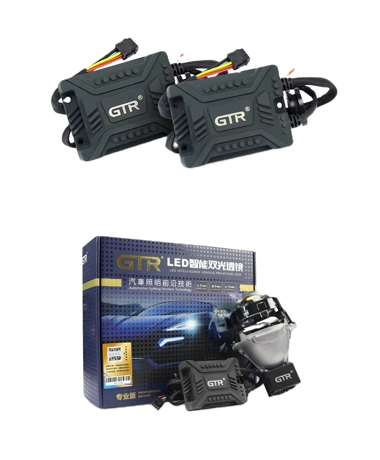 DAO Other Car Light Accessories GTR Bi Led Car Projector Lens Headlight Auto Lighting System Led Projector Lens