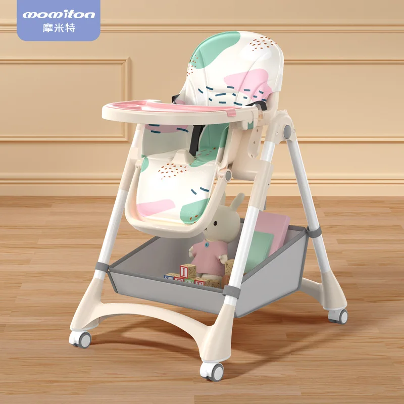 

Baby Dining Chair Folding Baby Chair Home Portable Baby Dining Table Seat Multi-functional Children's Dining Table