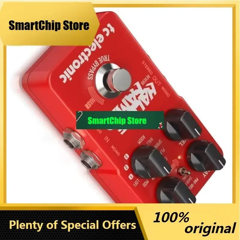 SmCpTc Electronic Hall Of Fame 2 Reverb Guitar Effect Pedal With Groundbreaking Mash Footswitch And Shimmer Effect