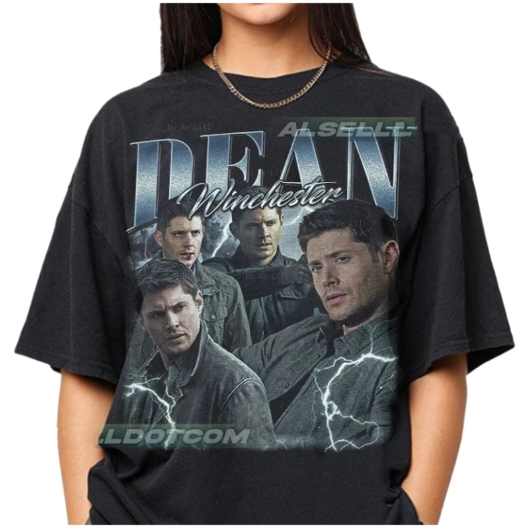 Ограниченная партия, Винтажная Футболка Дина винчестера, подарок для женщин и мужчин, индивидуальная футболка унисекс