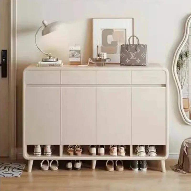 

Irregular Indoor Shoe Rack Drawer Multi Layer Living Room Hotel Shoe Cabinet Storage Accent Zapatero Chinese Style Furniture