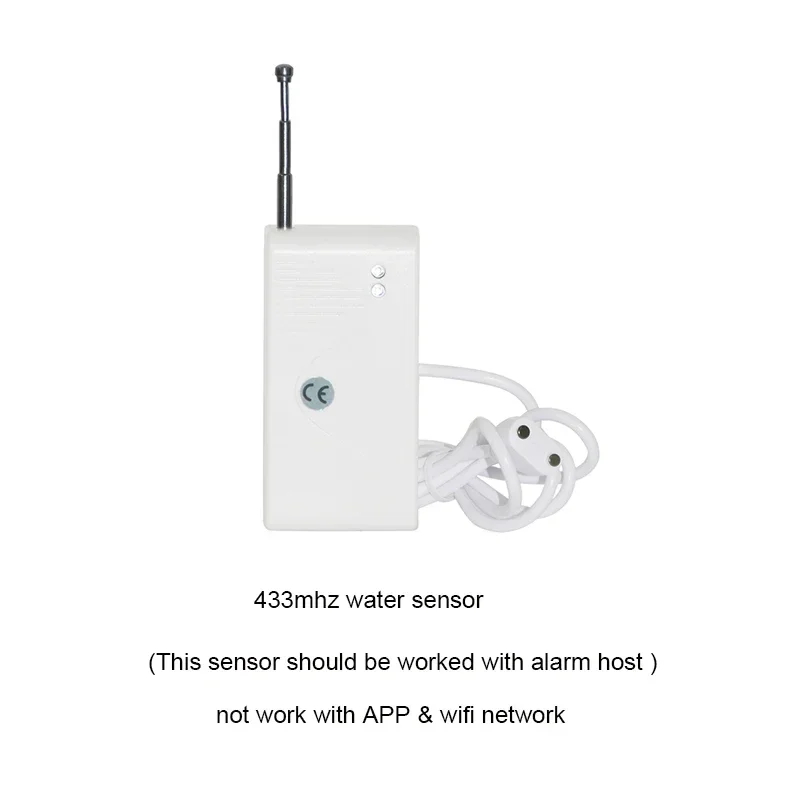 WOFEA High Performance 433MHZ Wireless Water leak Sensor Water Leakage Detector Alarm For Alarm System