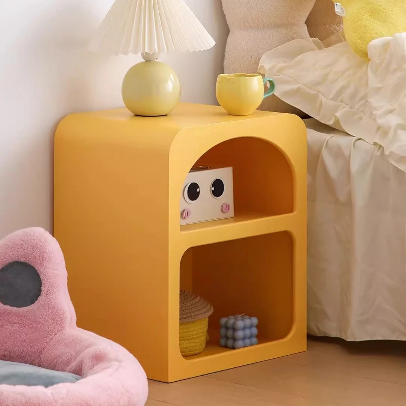

Children Bedroom Nightstands Organizers Hidden Compartment Bedside Tables Modern Storage Night Stand Table Cute Home Furniture