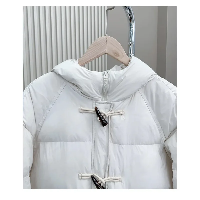 Kapuze Parka Mantel neue Frauen Daunen jacke Wintermantel weibliche Midi Länge Version Parkas lose dicke warme Outwear vielseitig