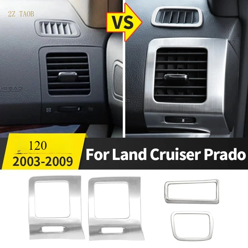 For 2003-2009 Toyota Land Cruiser Prado 120 Lc120 decoration upgrade air conditioning outlet patch modification accessories
