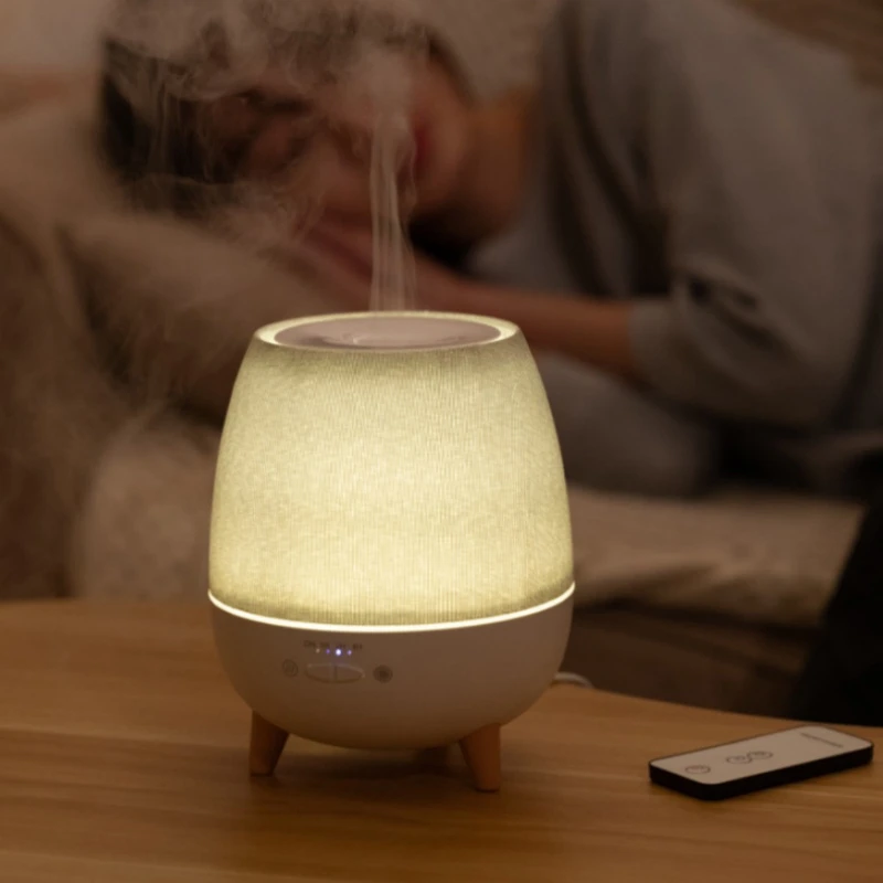 Electric Aroma Air Diffuser 300ml Aromatherapy Essential Oil Diffuser Remote Control Ultrasonic Mist Humidifier with Night Light