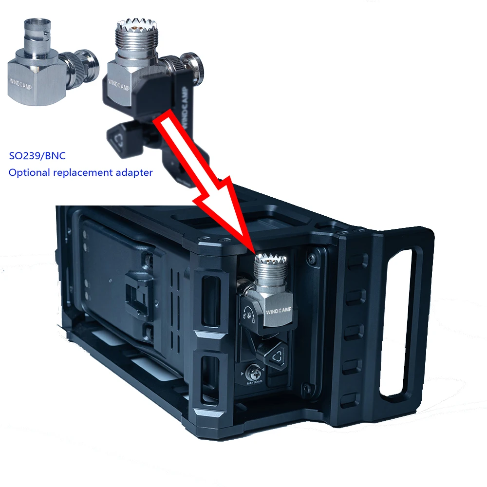 Adaptateur personnalisé WINDCAMP compatible avec RC-2 pour IC-705, BNC/SO239