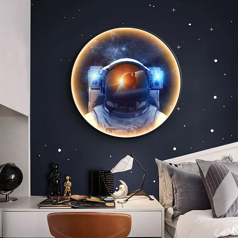 2023 New LED Wall Lights Cosmic Starry Sky For Kid Room Bedroom Foyer Living Room Aisle Loft Indoor Galaxy Decorate Wall Lamps