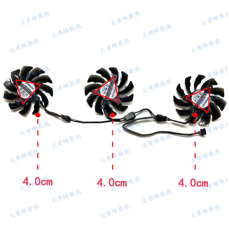 The Frame Shell Fans for Gigabyte GTX1660 GTX1660ti RX5500XT RX5600XT RX5700XT GAMING Graphics Video Card