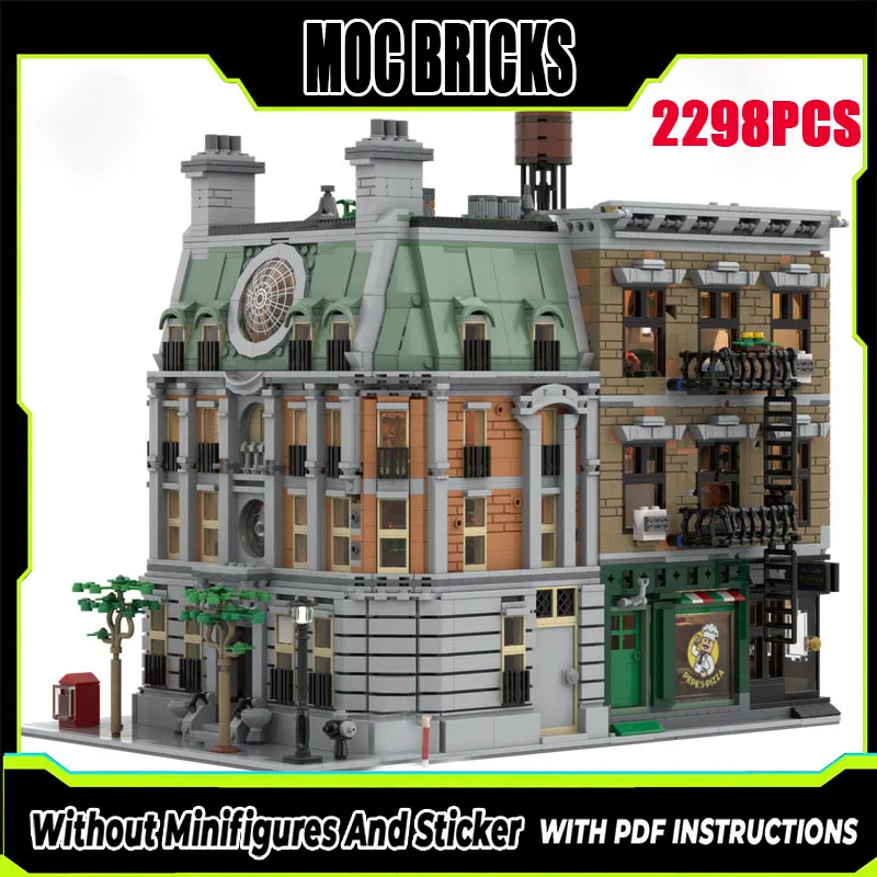 

New Moc Building Blocks Architecture Model Sanctuary (Extended) Modular Building Blocks Gift Children's Toys DIY Assembly Set