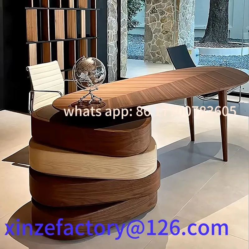 

Customizable Modern Simple Desk Italian Desk Solid Wood