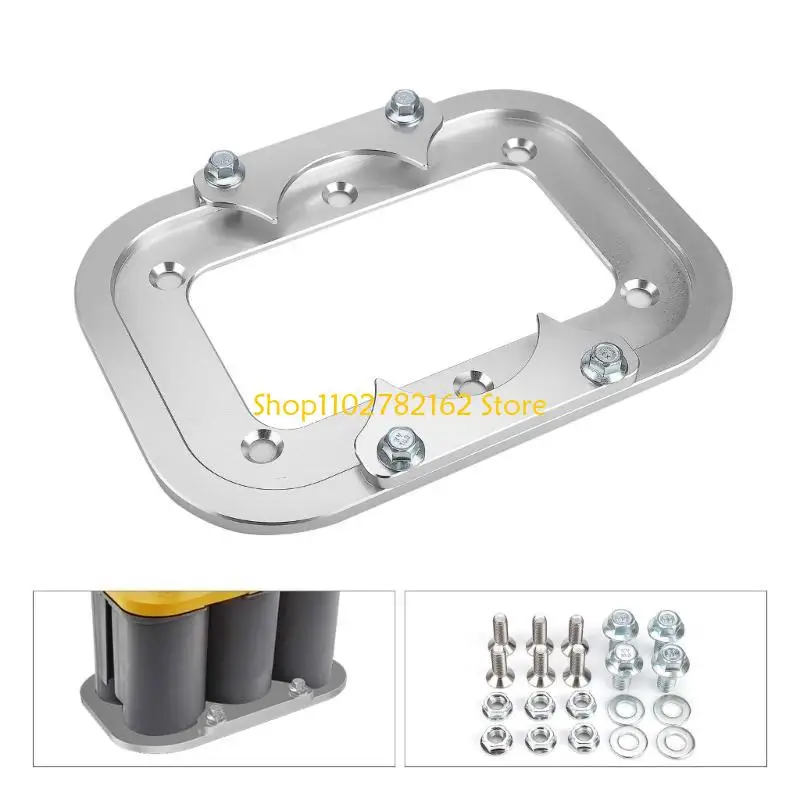 547B Battery Holder, AluminumAlloy Battery Tray Hold Down for Optima 34/78 Battery Automobile Battery Retainers Tray