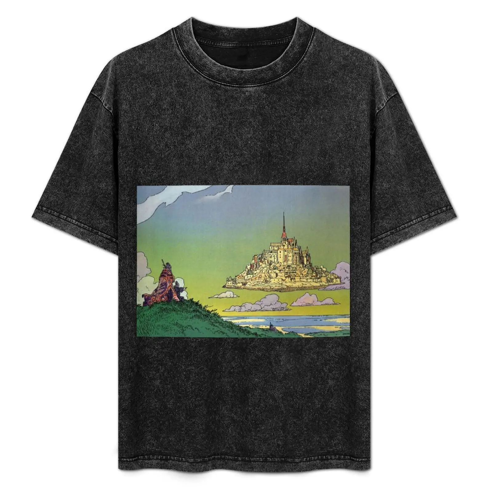 

Jean Giraud T-Shirt Trendy Print Short Sleeve T-Shirt