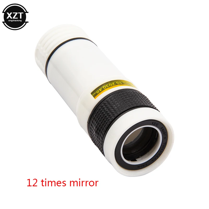 Điện Thoại Di Động Ống Kính Máy Ảnh Đa Năng Kẹp Trên Điện Thoại Ống Kính Máy Ảnh 8X 12X Ống Kính Chụp Ảnh HD Ống Kính Kính Thiên Văn Cho iPhone Xiaomi samsung